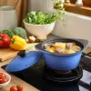 This multi-functional non-stick wok is a versatile cooking tool for home kitchens, suitable for stewing, frying and stir-frying. It is durable and practical Specification image